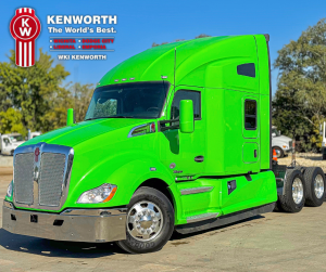 1- P6306T - 2020 Kenworth T680 76'' Raided-Roof Double-Bunk (Spring Green)